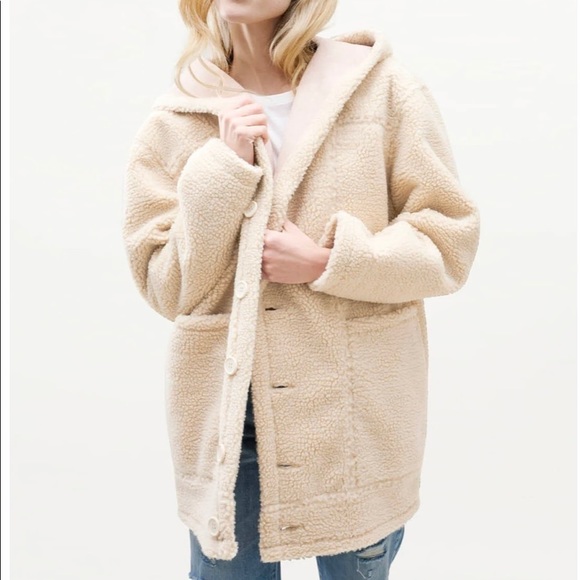 Splendid Jackets & Blazers - 🎉sale🎉NWT Splendid Grayson reversible sherpa jacket - small